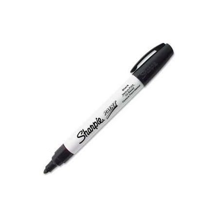 Sanford Paint Marker, Black, Medium Tip, 12 PK 35549